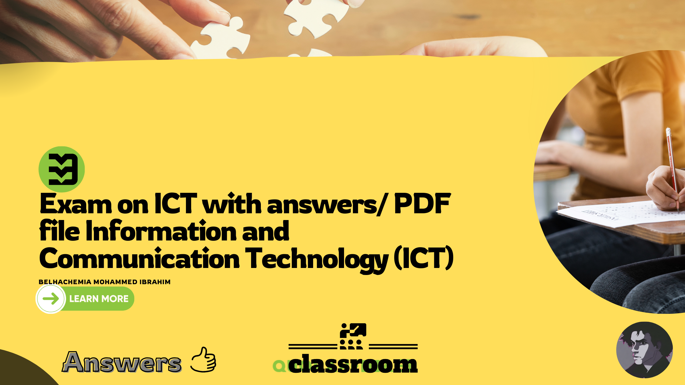Exam on ICT with answers/ PDF file