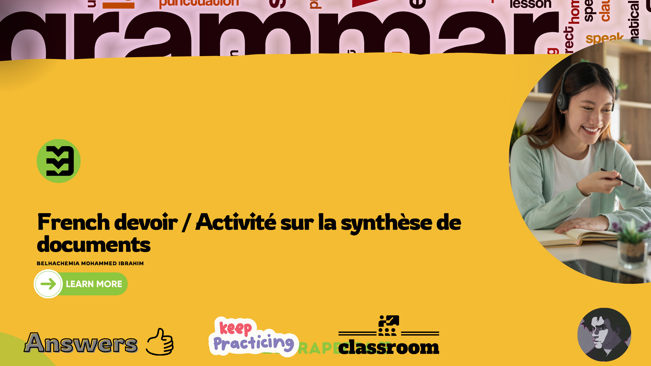 French devoir / Activité sur la synthèse de documents