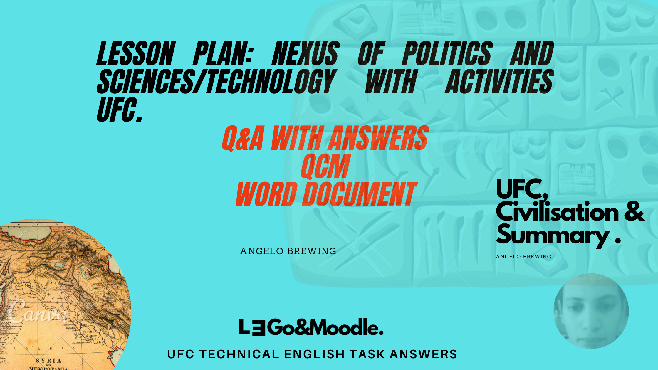 Lesson Plan: Nexus of Politics and Sciences/Technology with activities UFC.