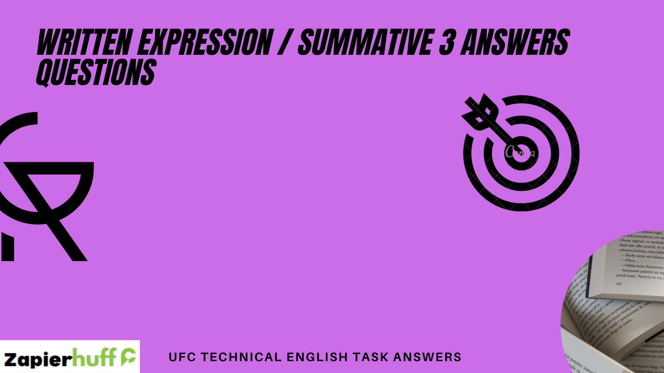 Written expression / Summative 3 answers questions  